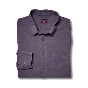 UNTUCKit Sherwood Gray Flannel Shirt Slim Fit M